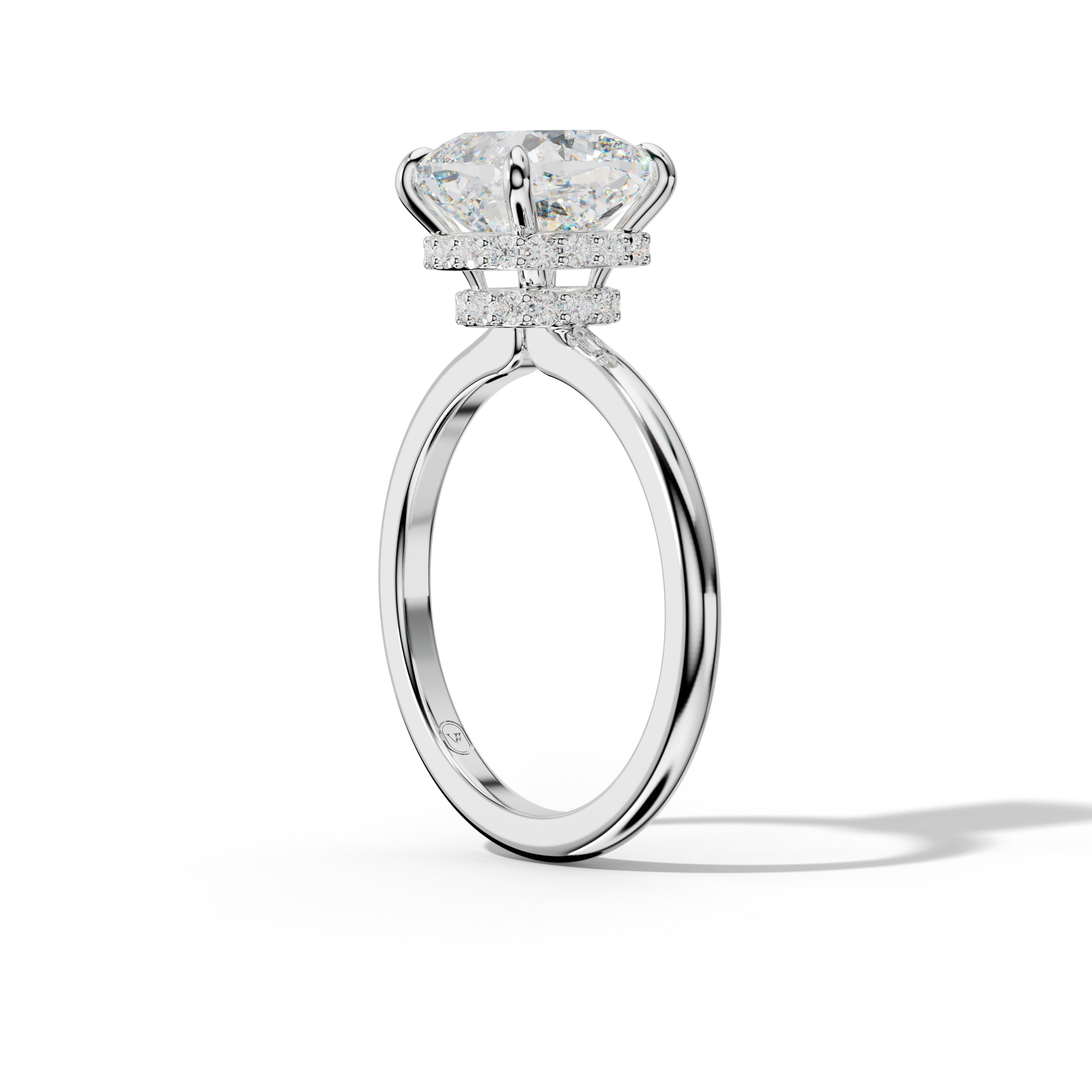 Sophia Cushion Cut Diamond Engagement Ring